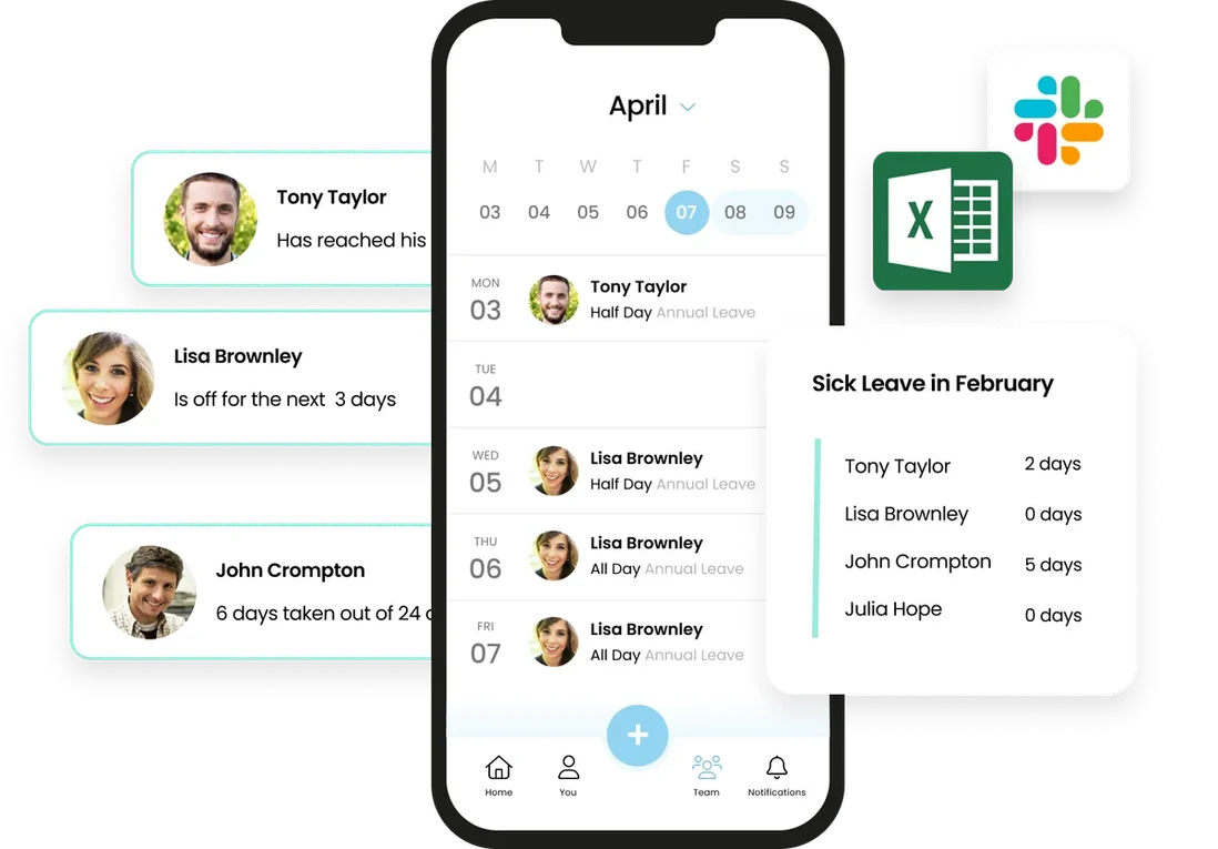 The Leave Dates app